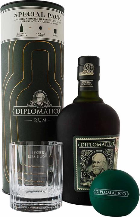 Immagine prodotto Diplomático Reserva Exclusiva Box Iceball & Glass / % (1 x 70 cl)