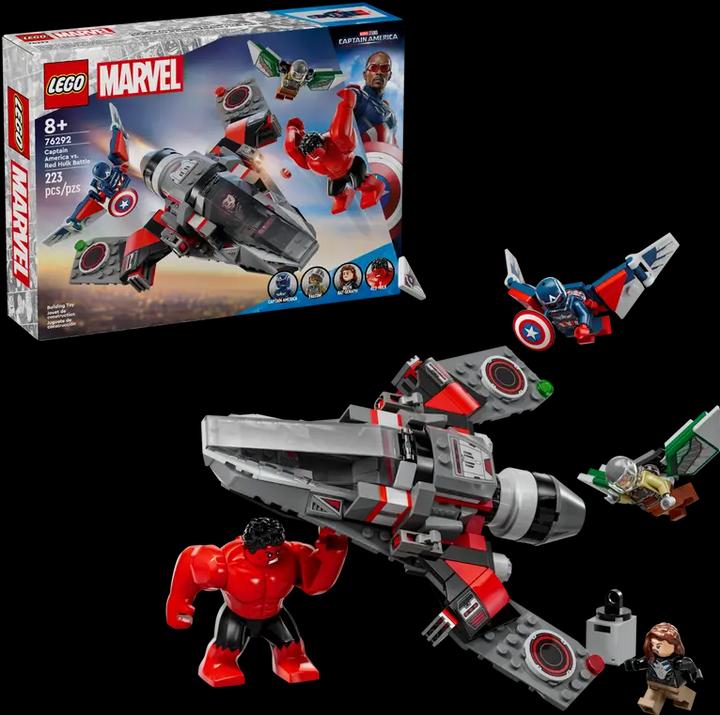 Immagine prodotto LEGO Showdown zwischen Captain America und Red Hulk (76292, LEGO Marvel)