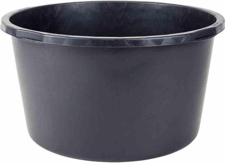 Ironside Seau à mortier 90 L noir avec échelle graduée en litres