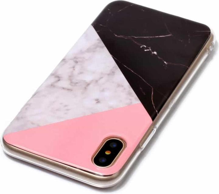 Image du produit Ueli Express iPhone XS / X Coque en caoutchouc TPU aspect marbre BWP (Apple iPhone XS, Apple iPhone X)