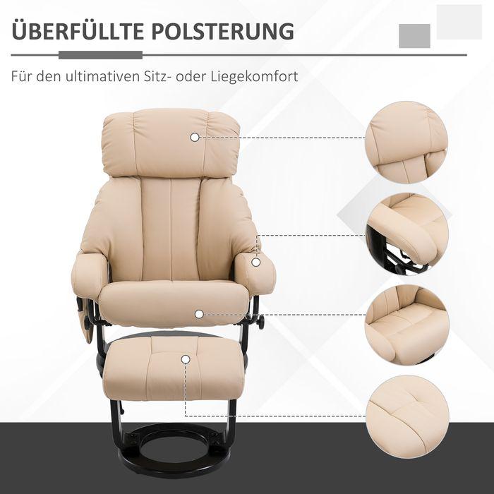 Actual product image Swisshandel24 Recliner with reclining function Massage armchair TV armchair Recliner chair Ergonomic chair