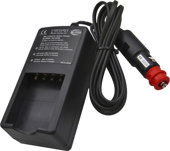 Produktbild HBC Radiomatic Original HBC 10-30 Volt KFZ-Ladegerät QD108300 incl. Ladekabel für Akku BA223000