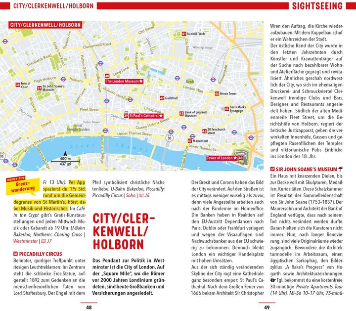 Actual product image Reiseführer London (German, Birgit Weber, Kathleen Becker, 2023)