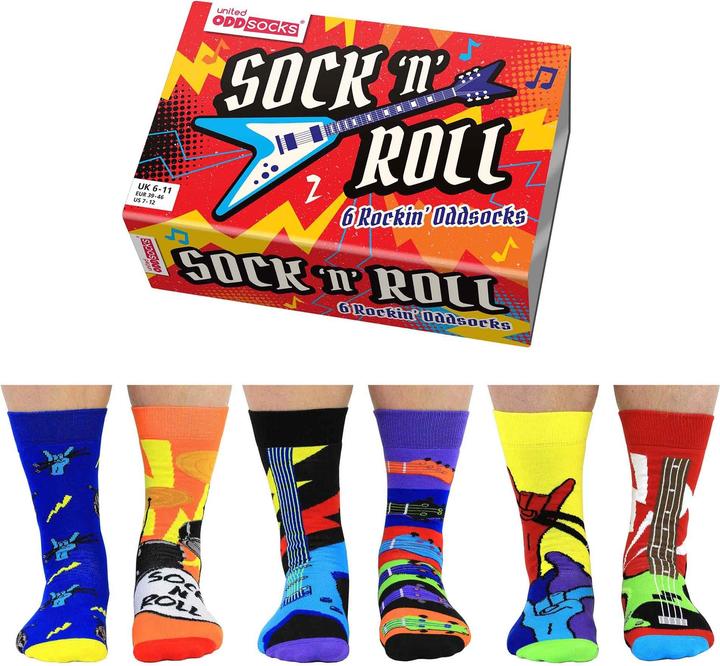 Produktbild United Oddsocks Sock N Roll (3er Pack, 39 - 46)
