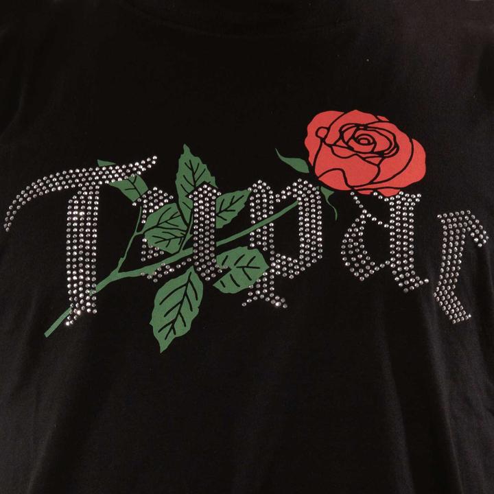Produktbild Tupac Shakur Unisex Adult Rose Cotton T-Shirt (S)