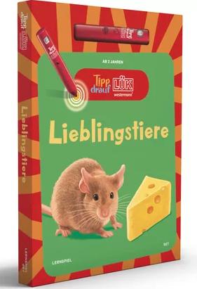 Immagine prodotto Tip-on libro illustrato animali preferiti + matita (Tedesco)