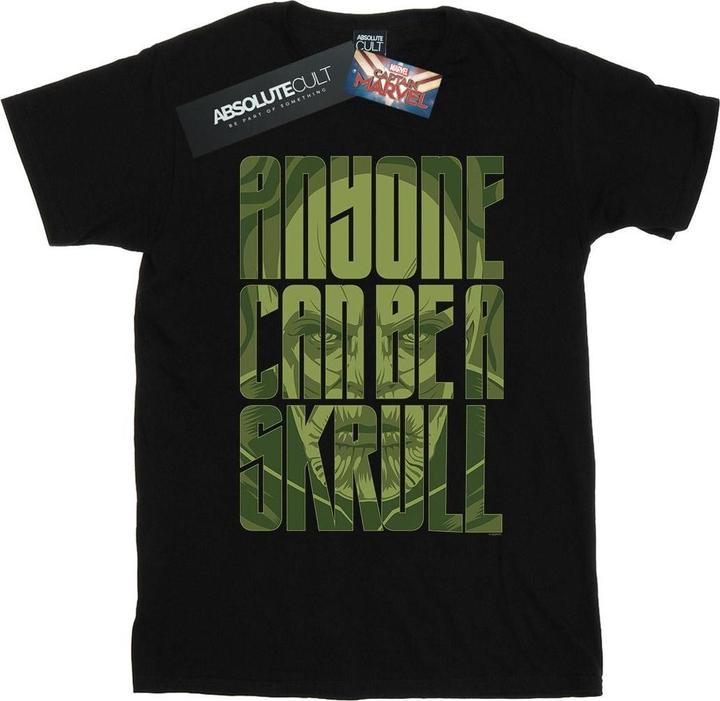 Actual product image Mens Captain Anyone Can Be A Skrull T-Shirt (XL)