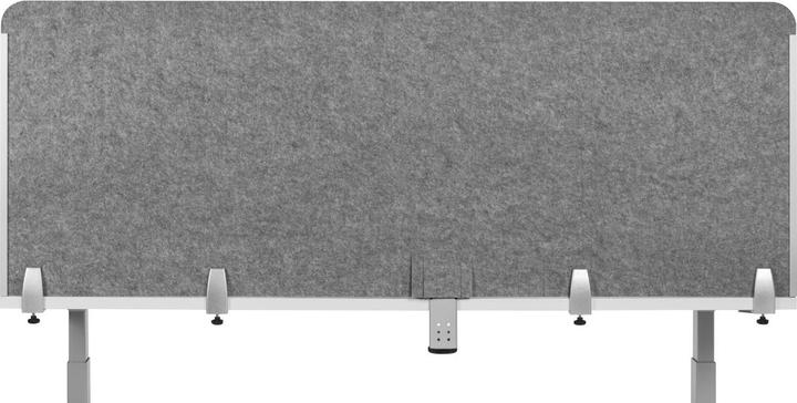 Actual product image Bakker Elkhuizen Bakker table partition round o.acrylic window grey backside