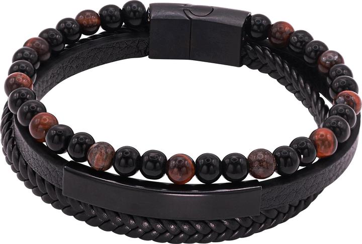 Actual product image Heideman Joost black colours (19 cm, 100% leather)