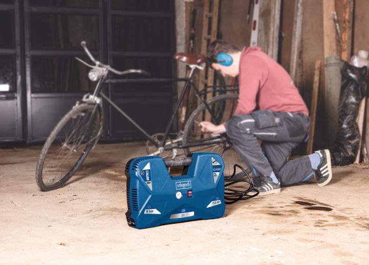 Actual product image Scheppach Compressor Aircase (8 bar, 2 l)