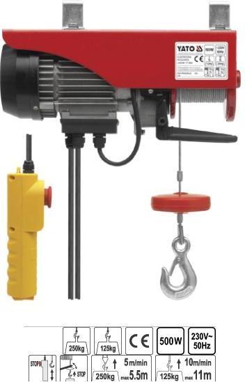 Produktbild Yato Elektrischer Lift 500 W 125