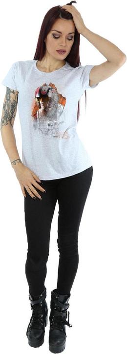 Image du produit Star Wars - T-shirt THE LAST JEDI POE DAMERON BRUSHED - Femme (M)