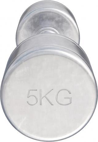 Actual product image Gorilla Sports Chrome Dumbbells (2 x 5 kg)