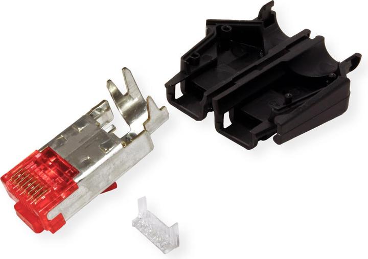 Image du produit EFB Elektronik Fabricant : HIROSE RJ45 Hirose plug STP, TM21 noir, 50 pièces, 3 éléments, Cat. 6 Classe de canal (Câble réseau Connecteur)