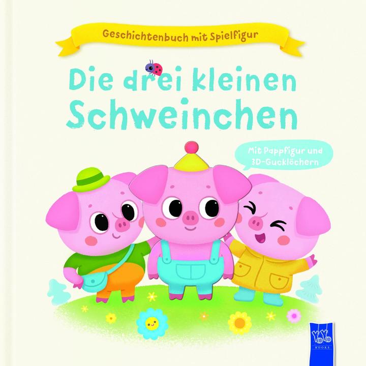Immagine prodotto Geschichtenbuch mit Spielfigur - Die drei kleinen Schweinchen (Tedesco)