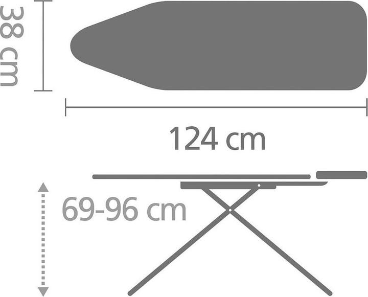 Immagine prodotto Brabantia Fiore di cotone (124 x 38 cm)