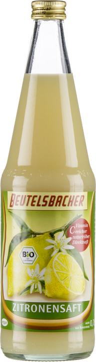 Actual product image Beutelsbacher Organic lemon juice, 700 ml (1 x 70 cl)