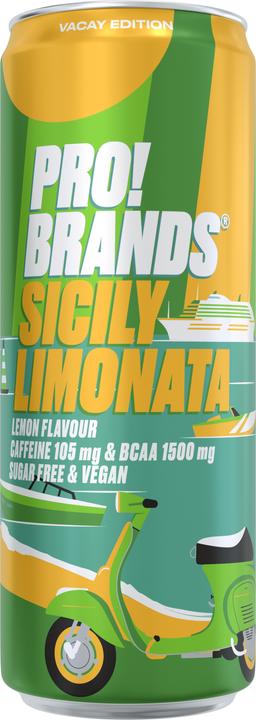 Produktbild Pro!Brands BCAA Drink Sicily Limonata (330ml) (Sicily Limonata, 1 x)