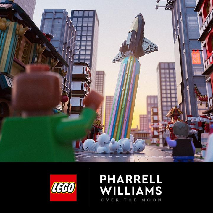 Produktbild LEGO Über dem Mond mit Pharrell Williams (10391, LEGO Icons, LEGO Seltene Sets)