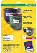 Actual product image Avery Weatherproof labels