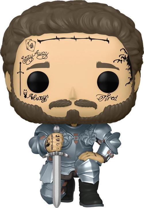 Actual product image Funko Pop! Rocks : Knight Post Malone (258)