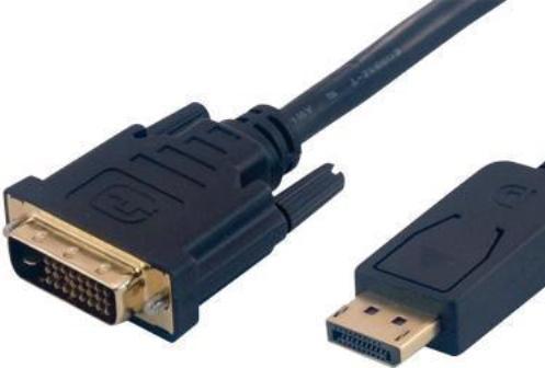 Produktbild MCL MC393-2M Videokabel-Adapter DisplayPort DVI-D Schwarz (2 m, DisplayPort, DVI)