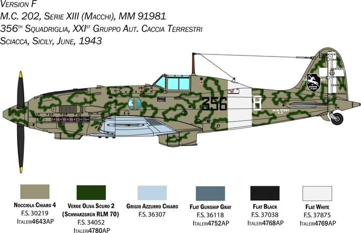 Actual product image 1:32 Macchi MC. 202