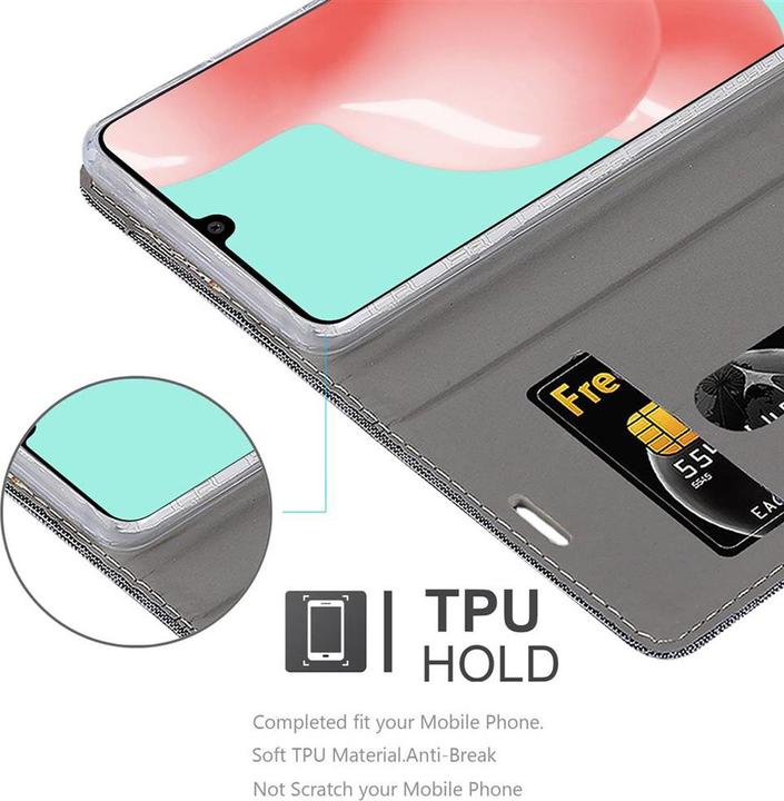 Produktbild Cadorabo Book Jeans Optik Cover (Samsung Galaxy A41)