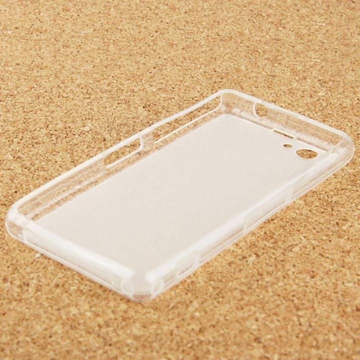 Actual product image König Design Mobile Phone Case Translucent TPU Case for Sony Xperia Z1 mini Transparent (Sony Xperia Z1 Compact)