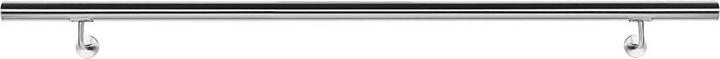Produktbild Wiltec Handlaufset Wandhalter Handlauf 120cm Halter Treppe Haltegriff Edelstahl V2A (V2A-Stahl)