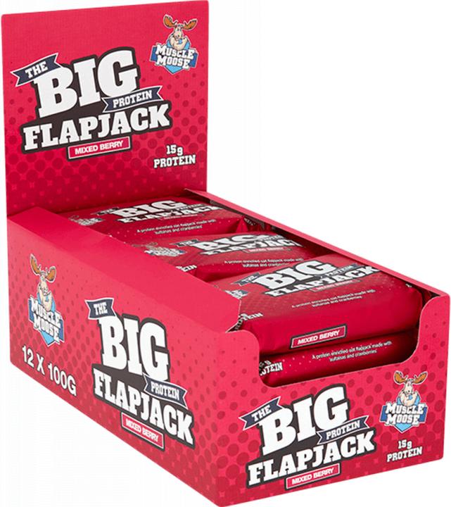 Immagine prodotto Muscle Moose Flapjack proteico grande (Bacca mista, 12 pz., 1493 g)