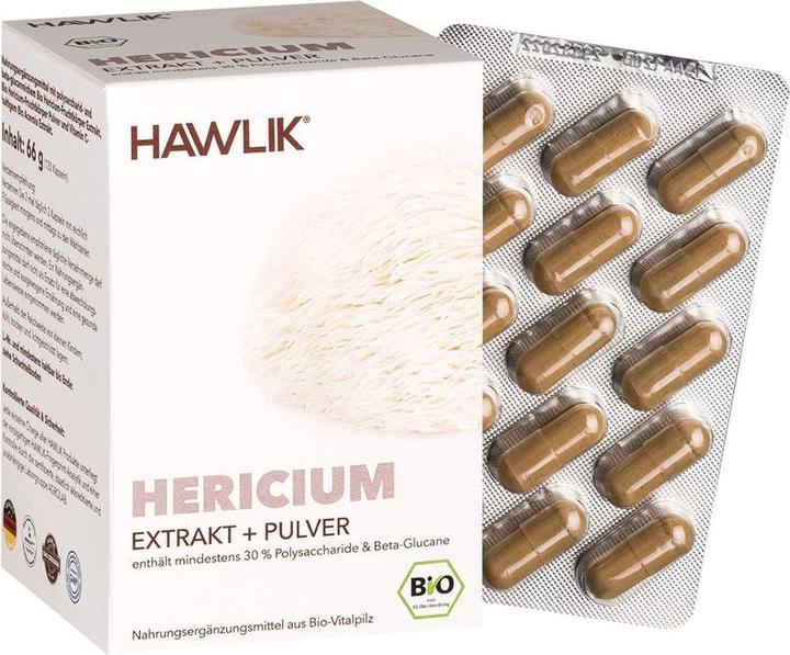 Image du produit Hawlik Extrait d'Hericium + poudre gélule (120 pièce(s), Capsules, 112 g)