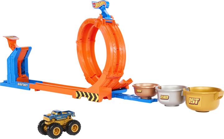 Immagine prodotto Hot Wheels Monster Trucks 2-in-1 Loop & Flip Challenge