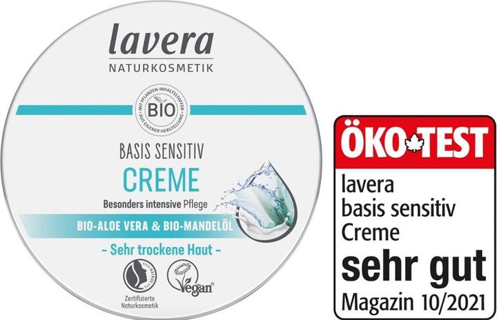 Actual product image Lavera Basis Sensitive Cream (150 ml)