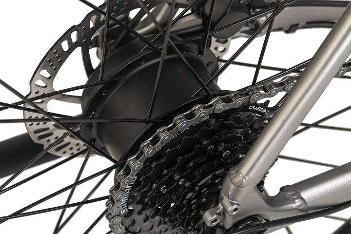 Actual product image Adore E-city bike 28" aluminium urban bike UBR-770 rear motor 30NM / 10Ah steel grey matt (52 cm)