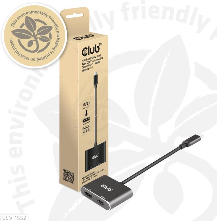 Image du produit Club 3D Hub USB (HDMI, USB, 5.90 cm)