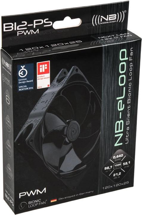 Actual product image Noiseblocker NB-eLoop B12-PS (120 mm, 1 x)