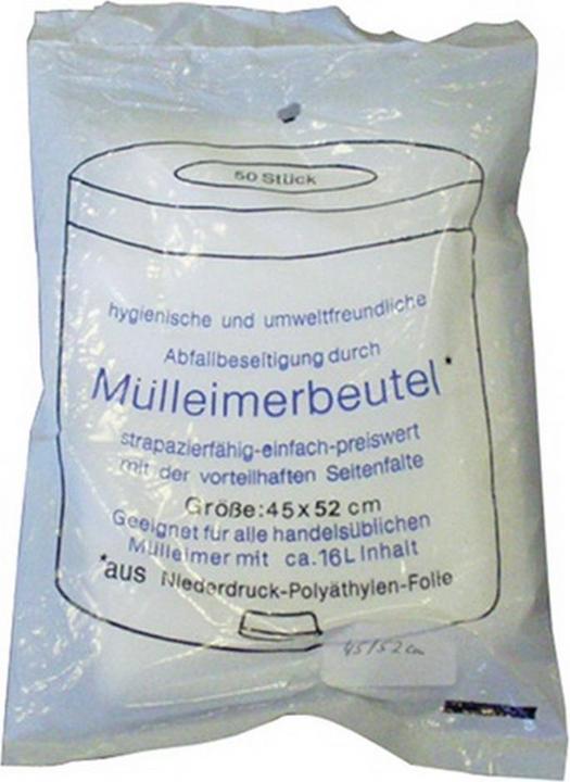 Deiss Müllbeutel B620xL750mm 60 l 7 µm transparent (60 x, 60 l)