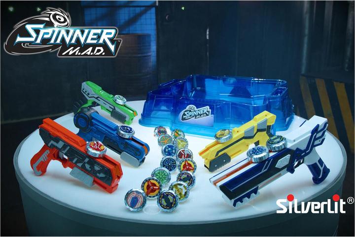 Actual product image Silverlit Spinner Mad Deluxe Battle