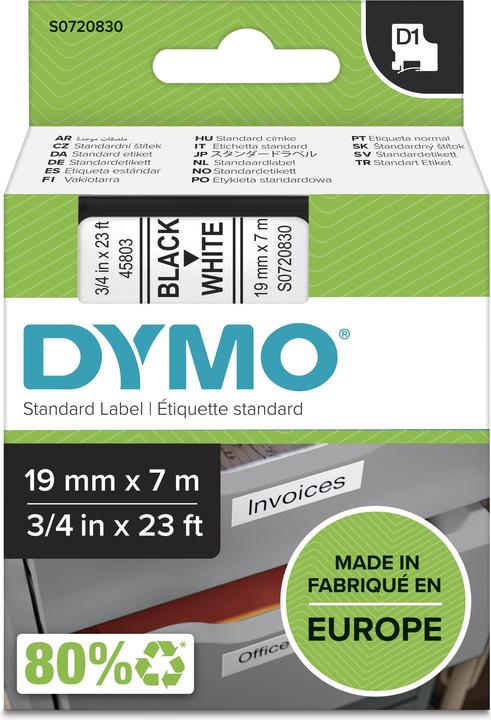 Image du produit Dymo S0720830 Bande standard (1.90 cm, Blanc)