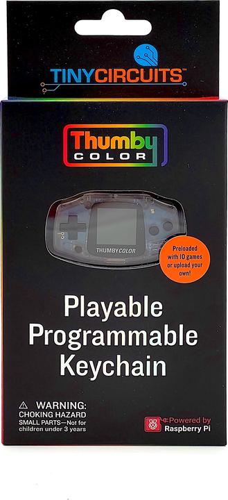 Produktbild TinyCircuits Thumby Color - Mini Spielkonsole - Clear