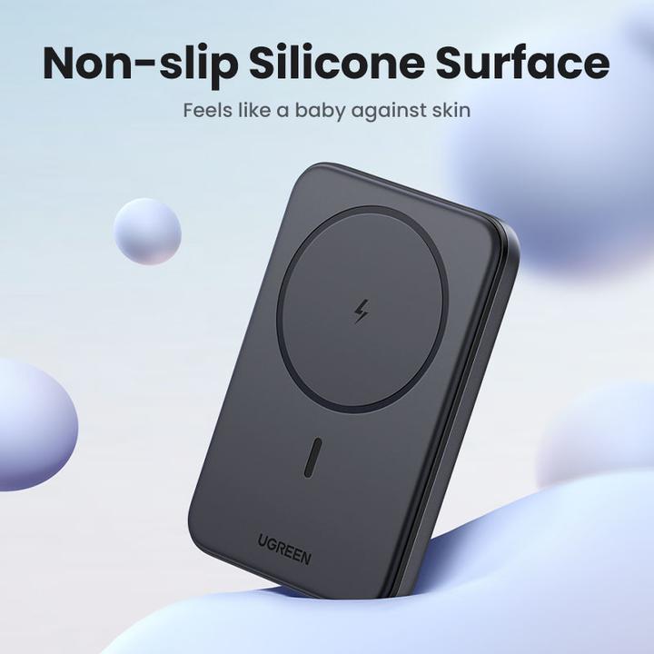 Produktbild Ugreen 10000mah Magnetic Wireless Power Bank Space Grey Powerbank - Gr - 10000 mAh (10000 mAh, 20 W, 20 Wh)