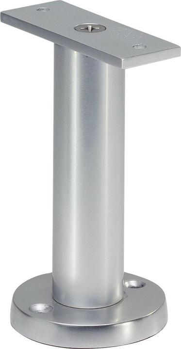 Actual product image Kws Partition support, straight support, floor clearance 100mm, matt stainless steel (1 pcs.)