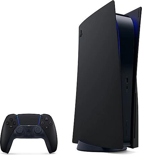 Actual product image Sony PS5 Standard Cover Midnight Black (PS5)
