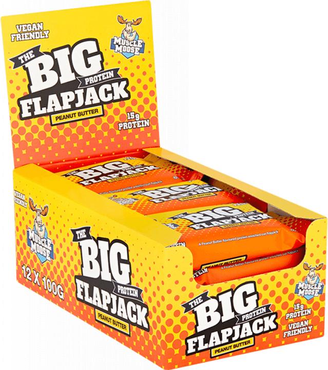 Actual product image Muscle Moose Big Protein Flapjack (Peanut Butter Vegan, 1 pcs., 1493 g)