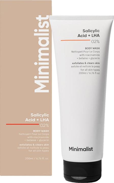 Image du produit Minimalist Salicylic Acid + LHA 02% Body Wash (200 ml)