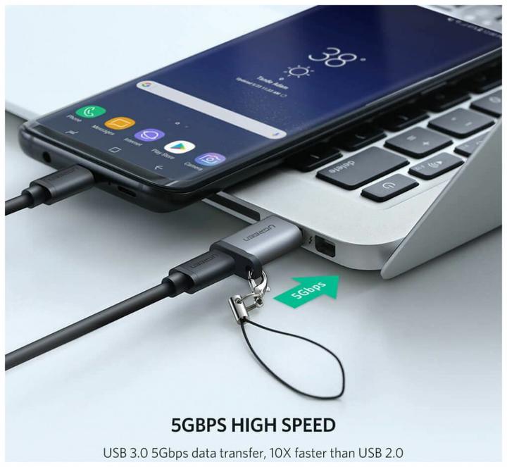 Actual product image Ugreen Jack Adapter (USB 3.0, 5 W)