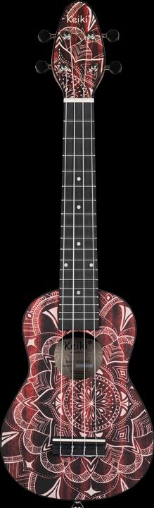 Image du produit Keiki Ukulele Package - Soprano - Red Kaleidoscop (Soprano, Soprano)