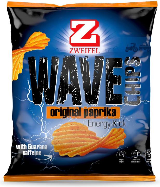 Actual product image Zweifel Chips Wave Energy Paprika 120 g (120 g)