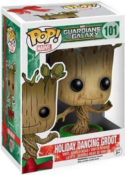 Actual product image Funko POP! Marvel Les Gardians de la Galaxie Holiday Dancing Groot